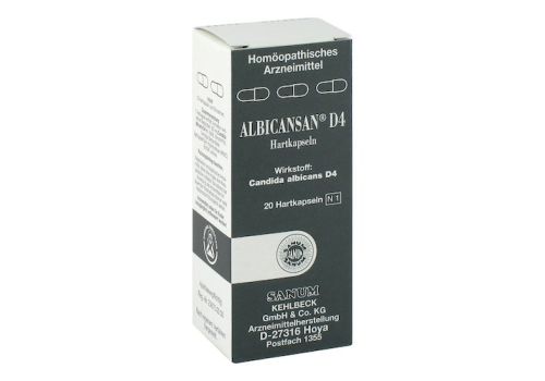 ALBICANSAN D 4 Kapseln – PZN 04456837 (PZN 04456837)