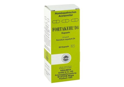 FORTAKEHL D 4 Kapseln – PZN 04355326 (PZN 04355326)