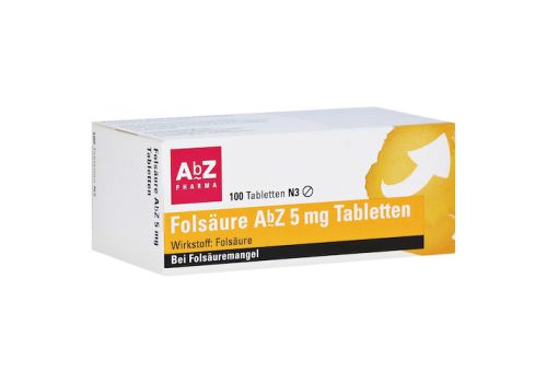 Folsäure AbZ 5mg – PZN 01234562 (PZN 01234562)