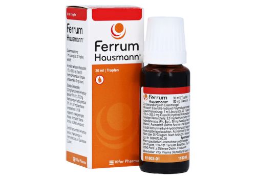 Ferrum Hausmann 50mg Eisen/ml Lösung – PZN 02190861 (PZN 02190861)