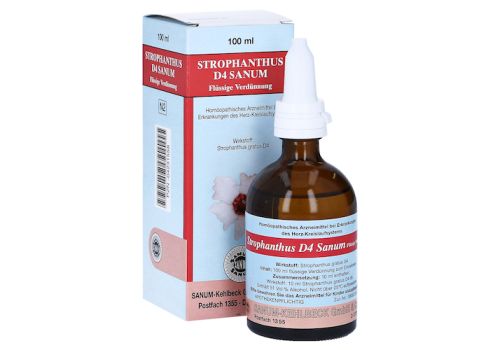 STROPHANTHUS D 4 Sanum Tropfen – PZN 04231558 (PZN 04231558)