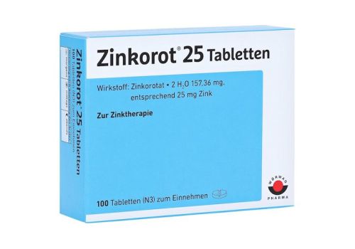 Zinkorot 25 – PZN 06890727 (PZN 06890727)