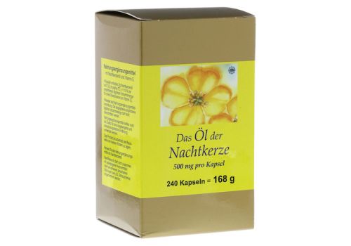 NACHTKERZE ÖL Kapseln 500 mg – PZN 07463660 (PZN 07463660)