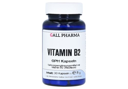 VITAMIN B2 GPH 1,6 mg Kapseln – PZN 03379483 (PZN 03379483)