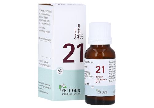 BIOCHEMIE Pflüger 21 Zincum chloratum D 12 Globuli – PZN 17278366 (PZN 17278366)