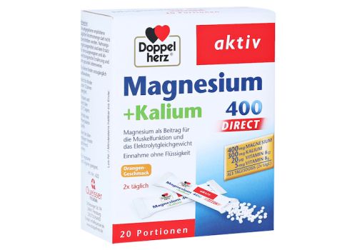 Doppelherz aktiv Magnesium + Kalium 400 Direct – PZN 11101359 (PZN 11101359)