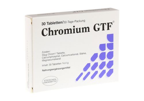 CHROMIUM GTF Tabletten – PZN 03346526 (PZN 03346526)