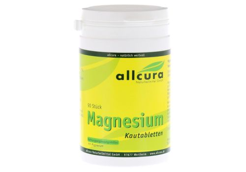 MAGNESIUM KAUTABLETTEN o. Zucker – PZN 03801002 (PZN 03801002)