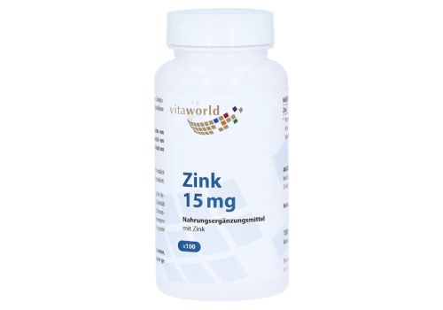 ZINK 15 mg Zinkgluconat Kapseln – PZN 01457316 (PZN 01457316)