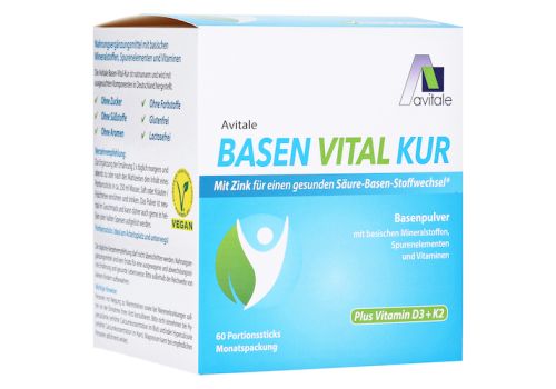 BASEN VITAL KUR plus Vitamin D3+K2 Pulver – PZN 14338665 (PZN 14338665)