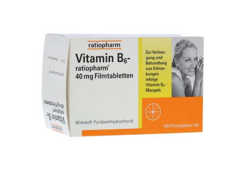 Vitamin B6-ratiopharm 40mg – PZN 01586077 (PZN 01586077)