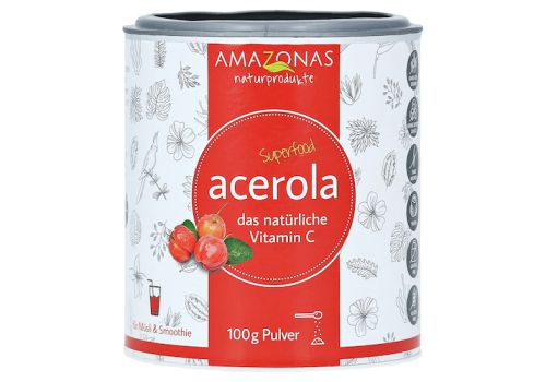 Acerola 100% Natürliches Vitamin C Pulver – PZN 01974483 (PZN 01974483)