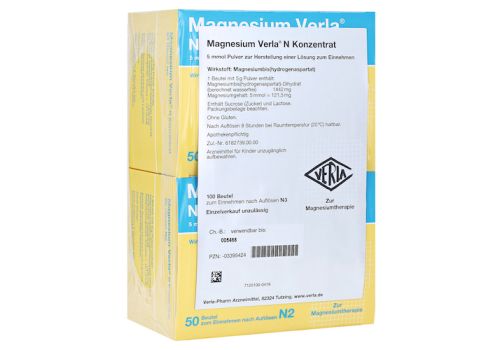 Magnesium Verla N Konzentrat – PZN 03395424 (PZN 03395424)