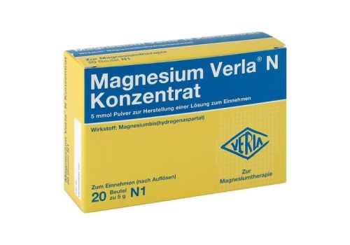 Magnesium Verla N Konzentrat – PZN 03395401 (PZN 03395401)