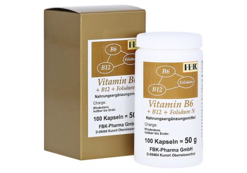 VITAMIN B6+B12+Folsäure N Kapseln – PZN 12569254 (PZN 12569254)