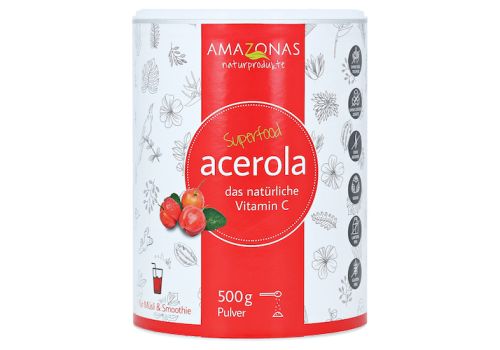 ACEROLA 100% natürliches Vitamin C Pulver – PZN 01974508 (PZN 01974508)